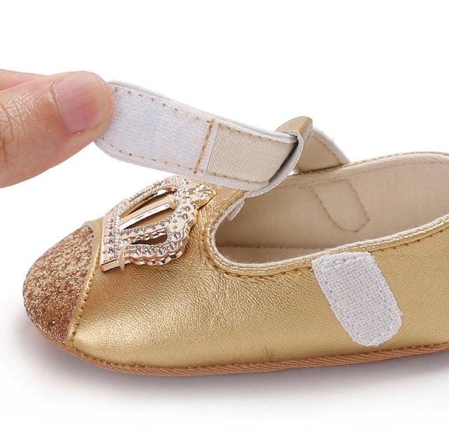 Golden booties outlet for baby girl